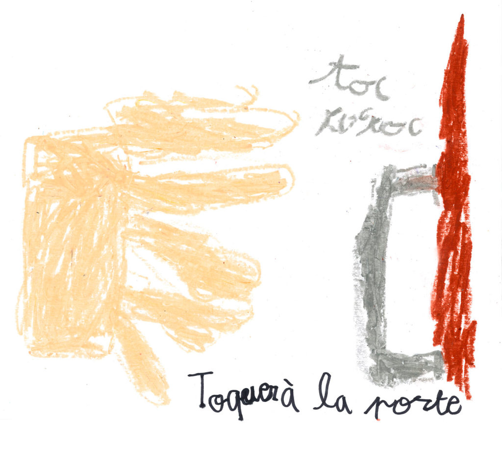 Toquer Toquer à la porte par Enzo P. | 7 ans – Graffitigre